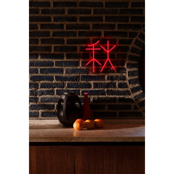 Decorațiune luminoasă neon roșie LED Sya – Dutchbone-image-1