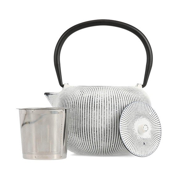 Ceainic alb-negru din fontă 700 ml Sencha – S|P Collection-image-2