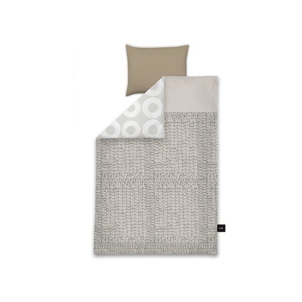 Lenjerie de pat dublă De Eekhoorn Bisque, 200 x 220 cm-image-1