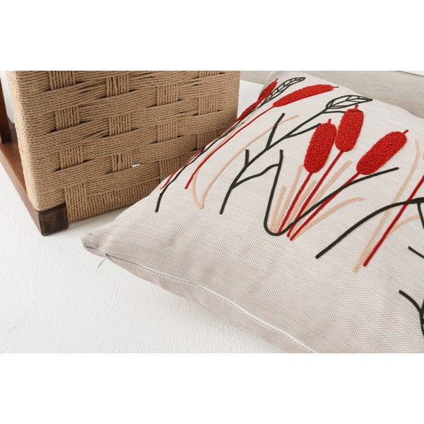 Pernă decorativă din in 43x43 cm Straw – Mioli Decor-image-3
