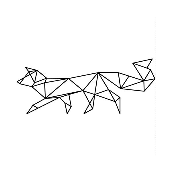 Autocolant Ambiance Origami fox-image-3
