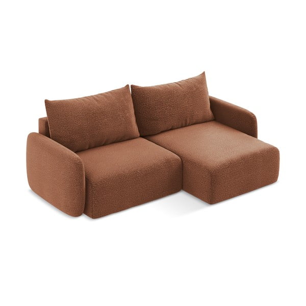 Colțar cărămiziu extensibil/cu spațiu de depozitare (cu colț pe partea dreaptă) Kalena – Makamii-image-3