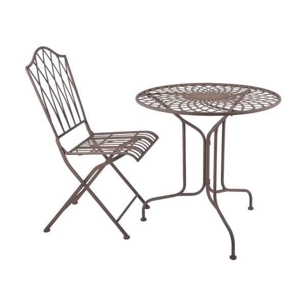 Scaun de grădină maro din metal – Esschert Design-image-3