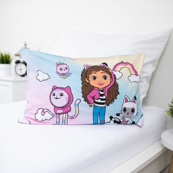 Lenjerie de pat pentru copii din bumbac pentru pătuț 100x135 cm Gabby's Dollhouse "Sugar Dream" – Jerry Fabrics-image-2