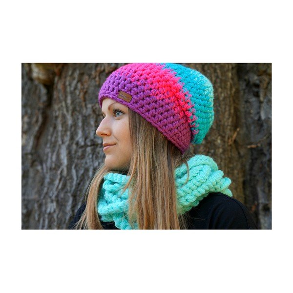 Căciulă tricotată manual DOKE Lola-image-2