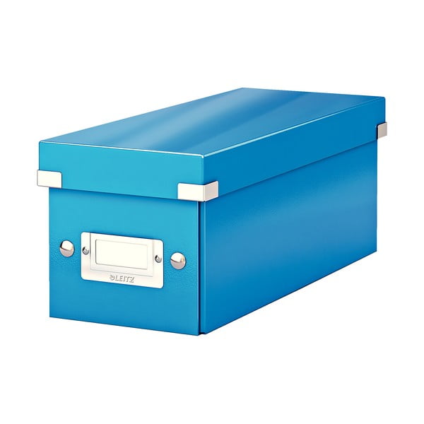 Cutie de depozitare albastră din carton cu capac 14x35x14 cm Click&Store – Leitz