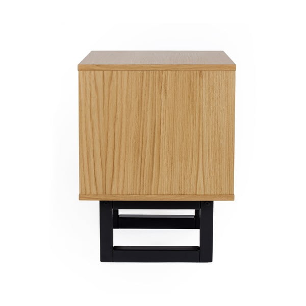 Noptieră în decor de stejar Woodman Camden Diamond Print-image-4