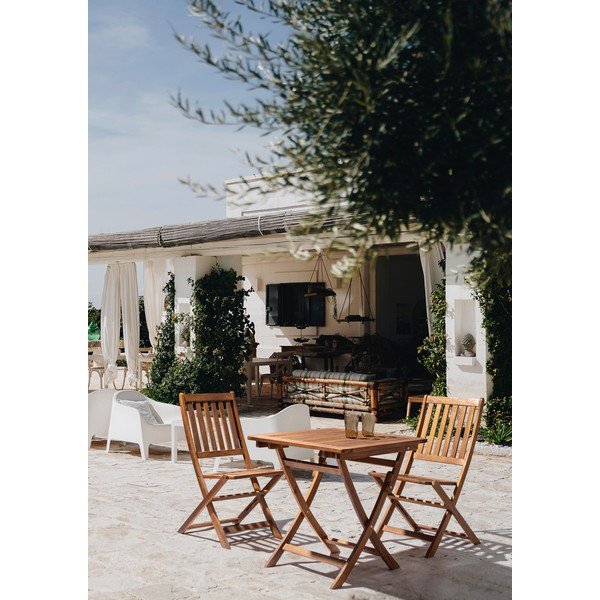 Măsuță de grădină din lemn de acacia 70x70 cm Noemi – Bizzotto-image-1