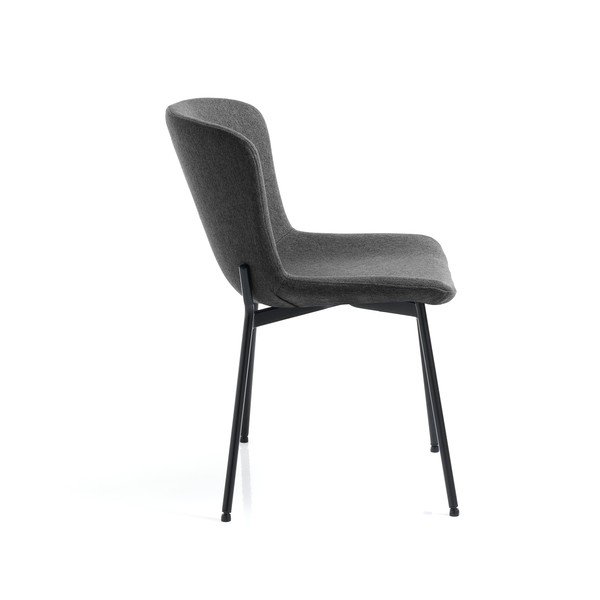Scaune de dining gri-închis 2 buc. Snug – Tomasucci-image-3