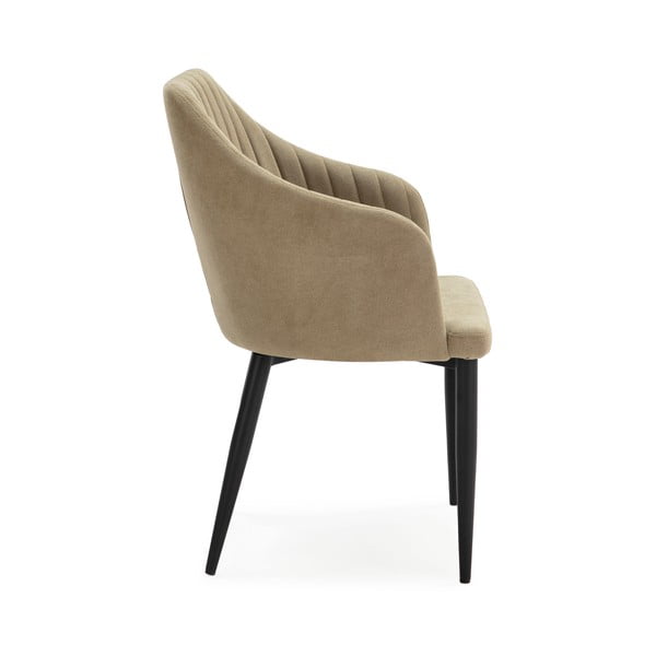 Set de scaune de sufragerie verde deschis 2 buc. tapițat Nadi – Marckeric-image-3