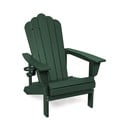 Fotoliu de grădină verde din plastic Adirondack – Bonami Selection