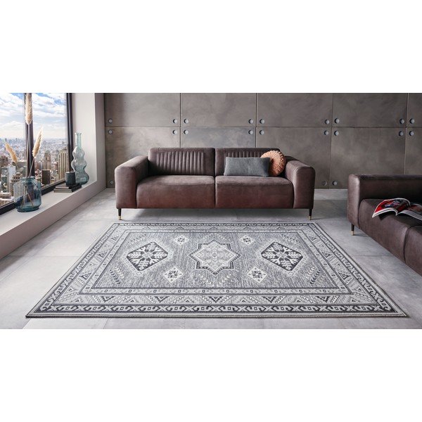 Covor Nouristan Saricha Belutsch, 160 x 230 cm, gri deschis-image-1
