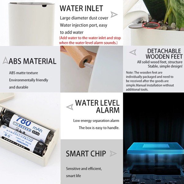 Ghiveci din plastic cu sistem de auto-irigare ø 19 cm Calla - Tomasucci-image-3