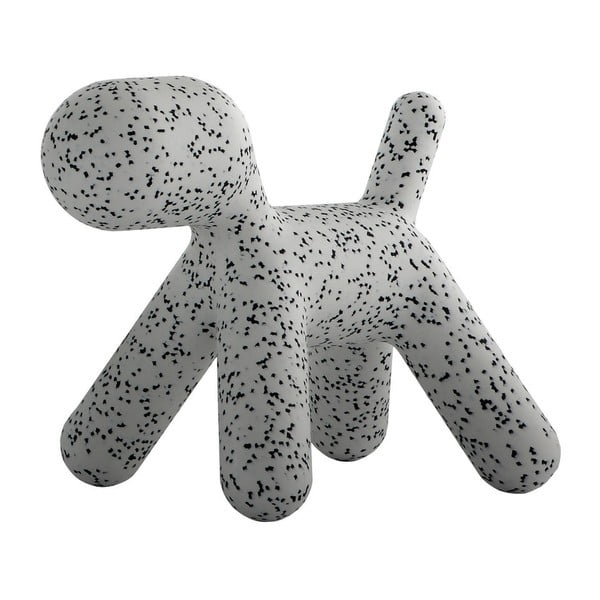 Scaun în formă de câine pentru copii Magis Puppy, înălțime 81 cm, gri - negru