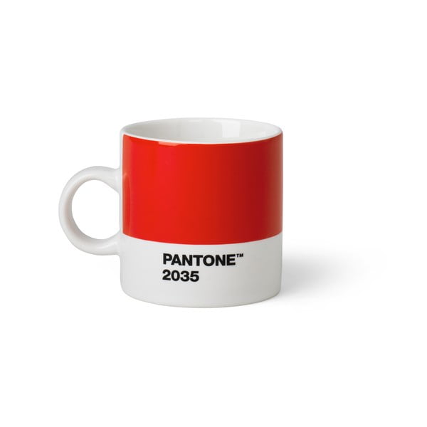 Cană Pantone Espresso, 120 ml, roșu
