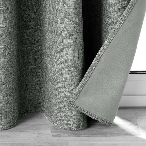 Draperie gri blackout 140x260 cm Crepuscule – douceur d'intérieur-image-4