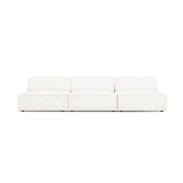 Canapea crem cu tapițerie din stofă bouclé 240 cm Jodie – Micadoni Home
