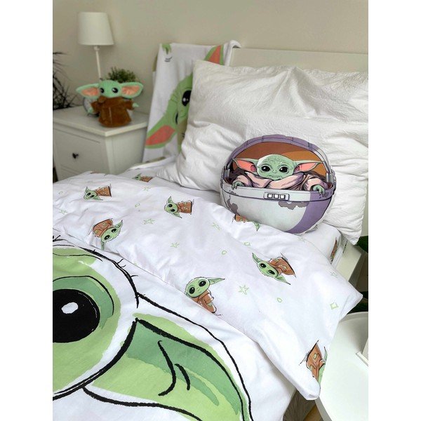 Pernă pentru copii din micropluș/cocolino ø 40 cm Star Wars "Mandalorian 02" – Jerry Fabrics-image-2