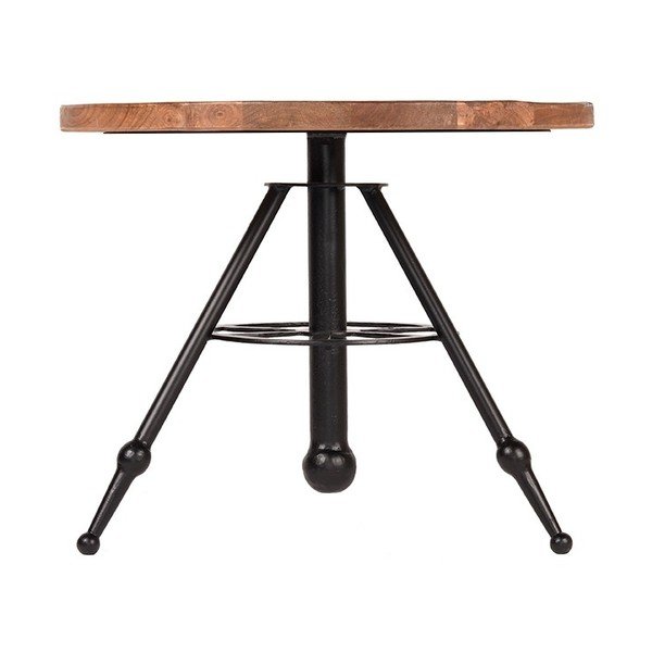 Măsuță cu blat din lemn de mango LABEL51 Solid, ⌀ 60 cm-image-2