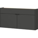 Dulap gri antracit 110x57x22 cm Ameca – Germania