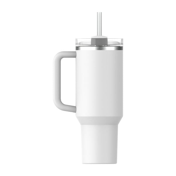 Termos alb cu pai din oțel inoxidabil 1,18 l Quencher H2.0 FlowState Tumbler Frost – Stanley-image-3