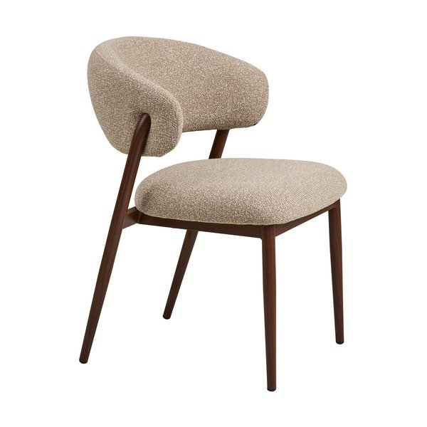 Scaun de dining bej tapițat Cavi – House Nordic