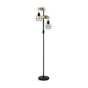 Lampadar negru/în culoare naturală (înălțime 166,5 cm) TOWNSHEND 5 – EGLO