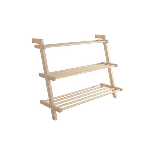 Pantofar în culoare naturală deschisă suspendat din lemn de pin 80x65x42 cm Eddison – Jotex