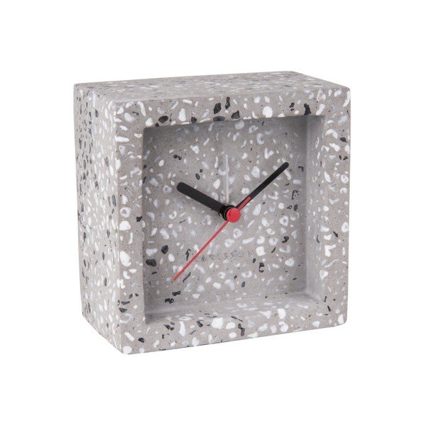 Ceas de masă deșteptător Karlsson Franky, gri-image-1