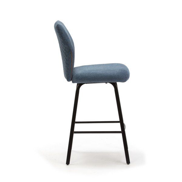 Scaune de bar albastru-deschis 4 buc. 65 cm Bei – Marckeric-image-3