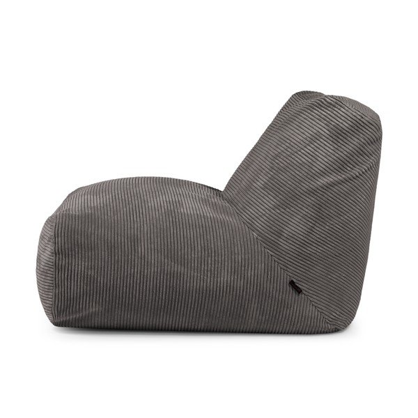 Fotoliu bean bag verde mentă cu tapițerie din catifea reiată Tube 100 – SLOWDOWN-image-3