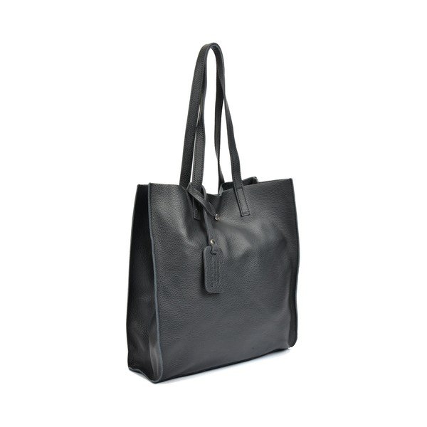 Poșetă din piele Isabella Rhea Dahna, negru-image-4