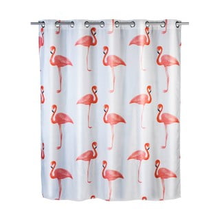 Perdea duș anti mucegai Wenko Flamingo, 180 x 200 cm