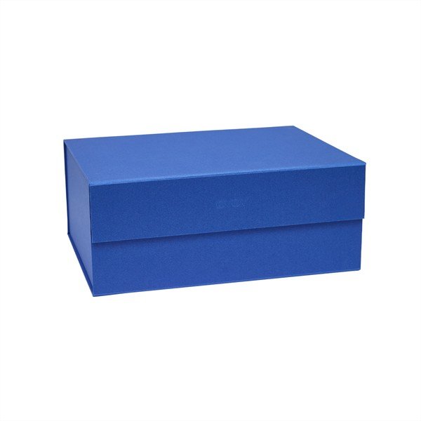 Cutie de depozitare albastră din carton cu capac 33x25x15 cm Hako – OYOY Living Design
