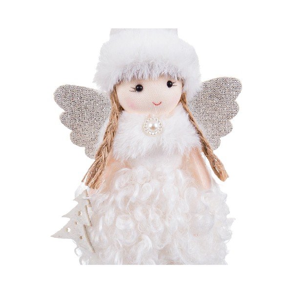 Figurină de Crăciun din material textil Angel – Casa Selección-image-1