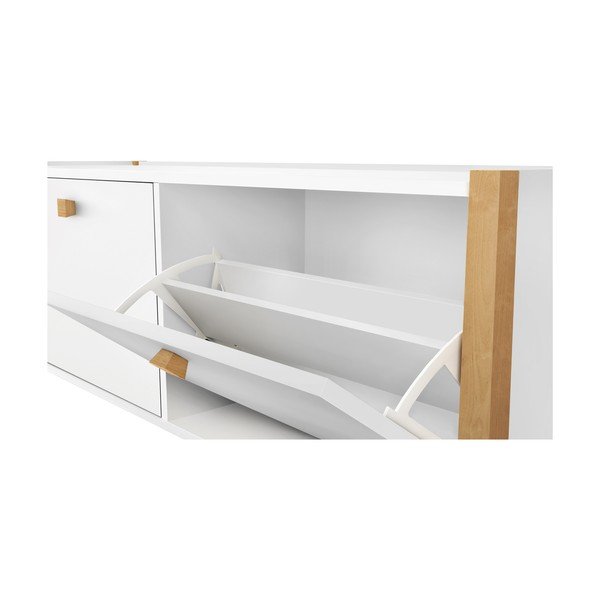 Pantofar cu bancă Woodman Hannover, alb-image-1