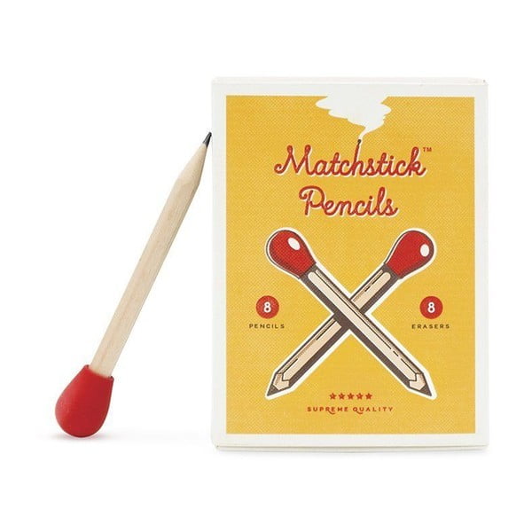 Creion în formă de chibrit Luckies of London Matches
