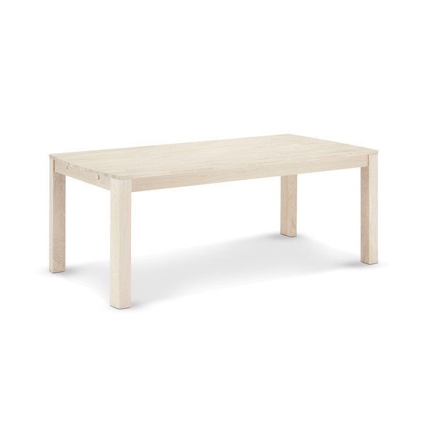 Masă de dining extensibilă din lemn masiv de stejar 100x200 cm Paris – Furnhouse-image-1