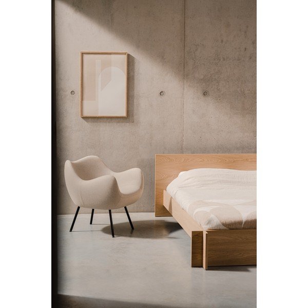 Fotoliu bej cu tapițerie din lână RM58 – noo.ma-image-2