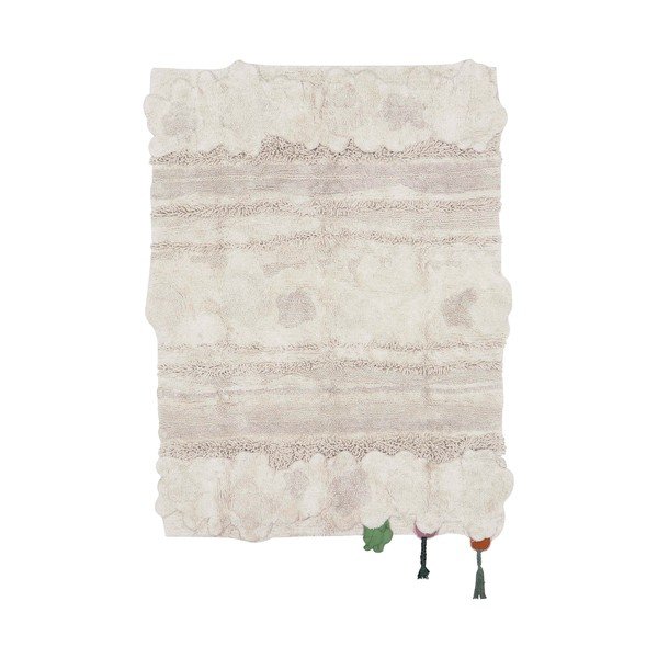 Covor de joacă pentru copii crem din bumbac 120x160 cm Veggie Garden – Lorena Canals-image-3