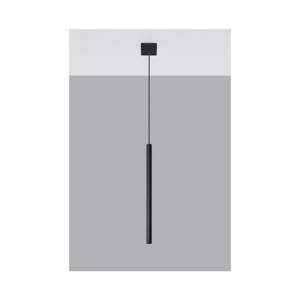 Lustră Sollux Fideus Uno, negru-image-2