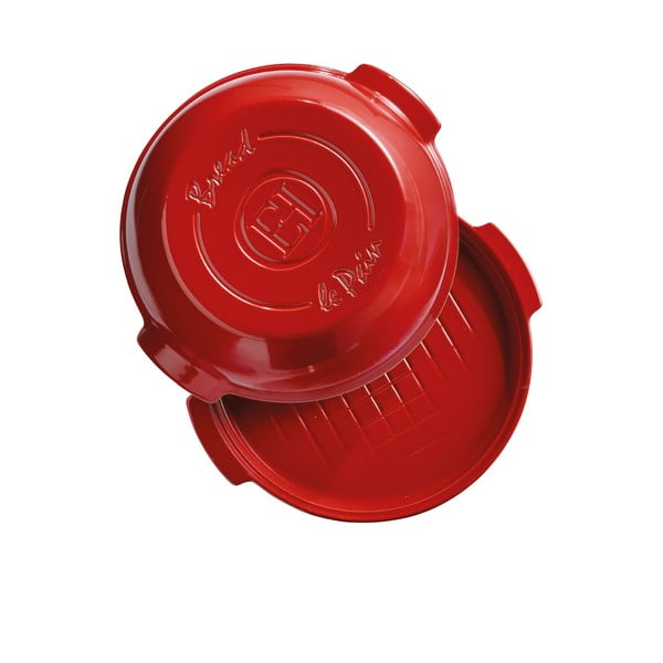 Formă rotundă din ceramică pentru pâine Emile Henry, ⌀ 29,5 cm, roșu-image-3
