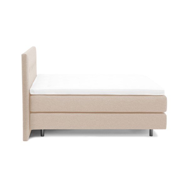 Pat boxspring Vivonita Lando, 180 x 200 cm, gri nisip-image-1