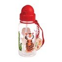 Sticlă pentru copii roșie din tritan 500 ml Colourful Creatures – Rex London