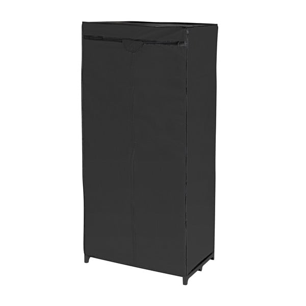 Dulap textil Wenko, 160 x 50 x 75 cm, negru-image-1