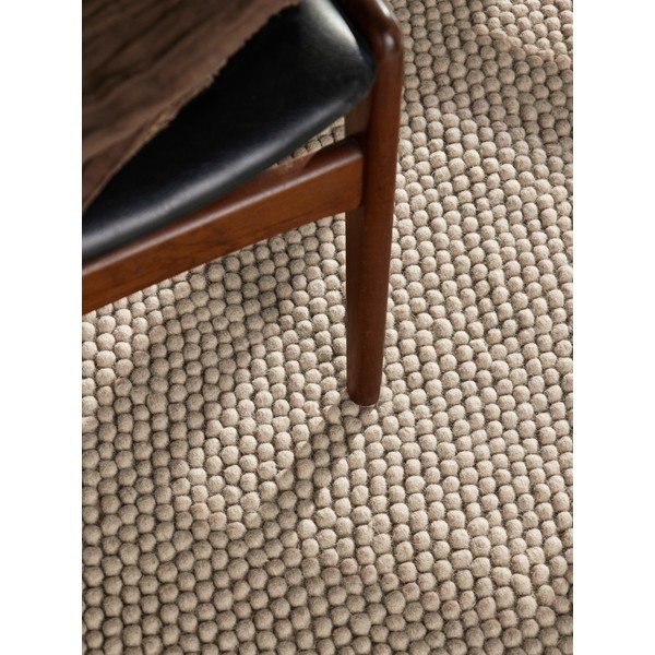 Covor bej țesut manual rotund din lână ø 200 cm Richmond Diana – Ted Baker-image-2