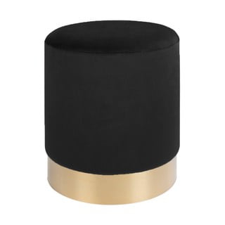 Puf House Nordic Gamby, ø 34 cm, negru