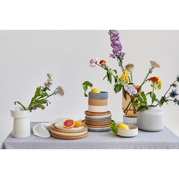 Set de 18 vase din gresie crem Bonami Selection Malia-image-4
