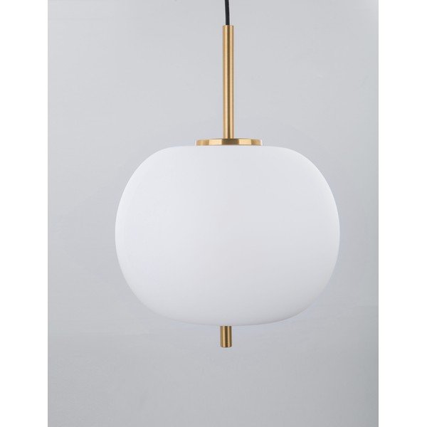 Lustră albă/alămie din sticlă ø 30 cm Lato – Nova Luce-image-2