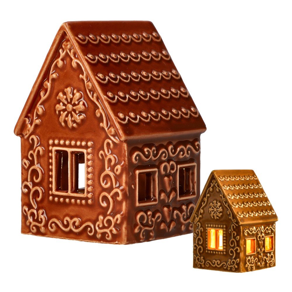 Decorațiune luminoasă de Crăciun maro cu baterii Vinterby – Dakls